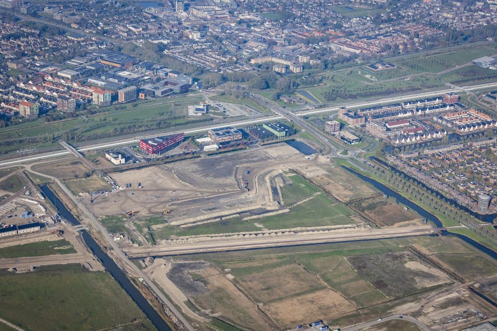 Groenwijk vanuit de lucht. gemaakt in het jaar 2024