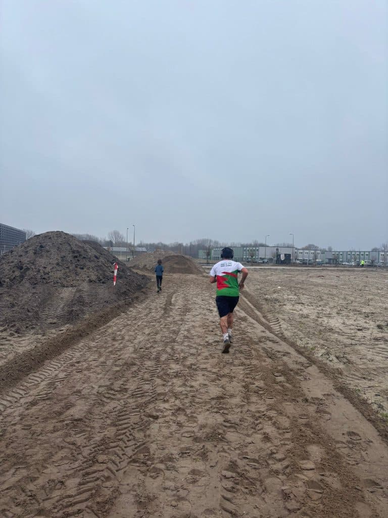 Persoon aan het rennen